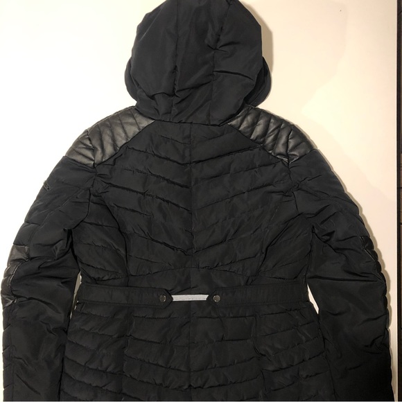 Novelti Long Puffer Coat Womens size Medium Black - Picture 12 of 14